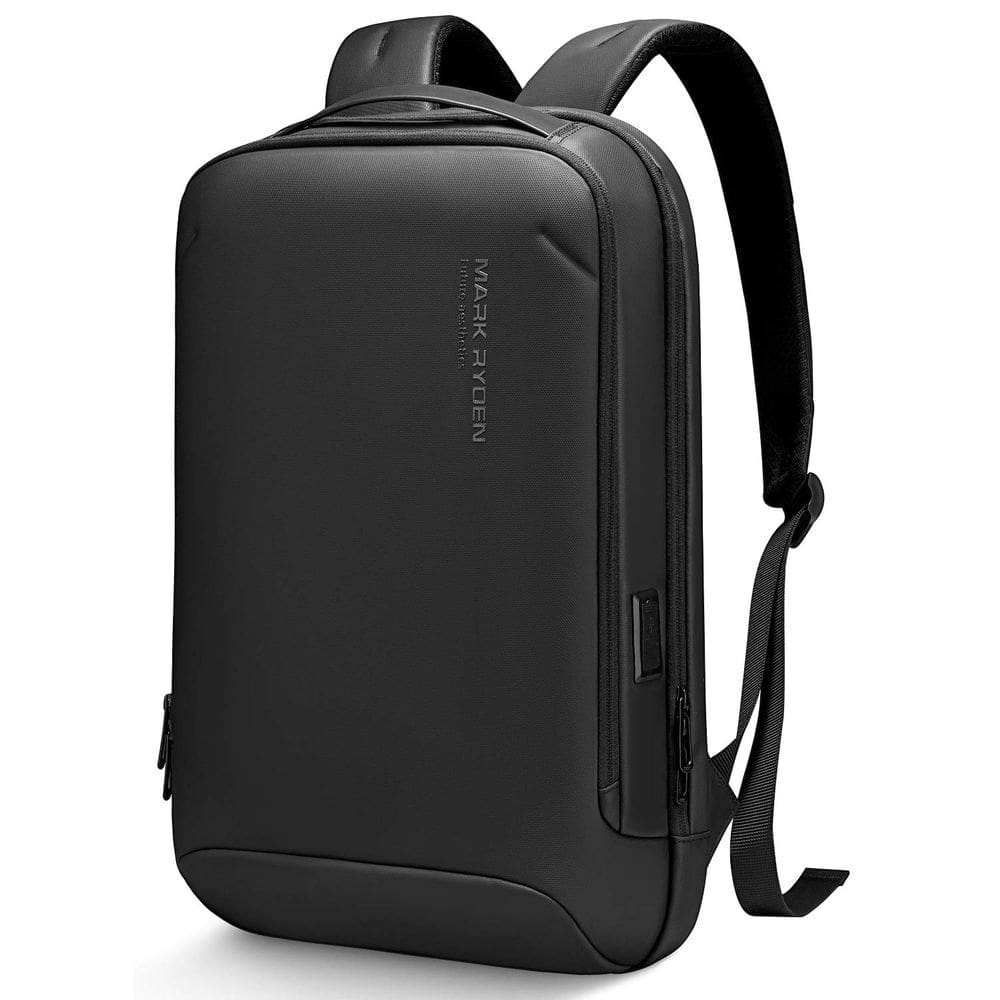 Mochila para laptop MARK RYDEN Slim para homens com porta USB à prova d`água