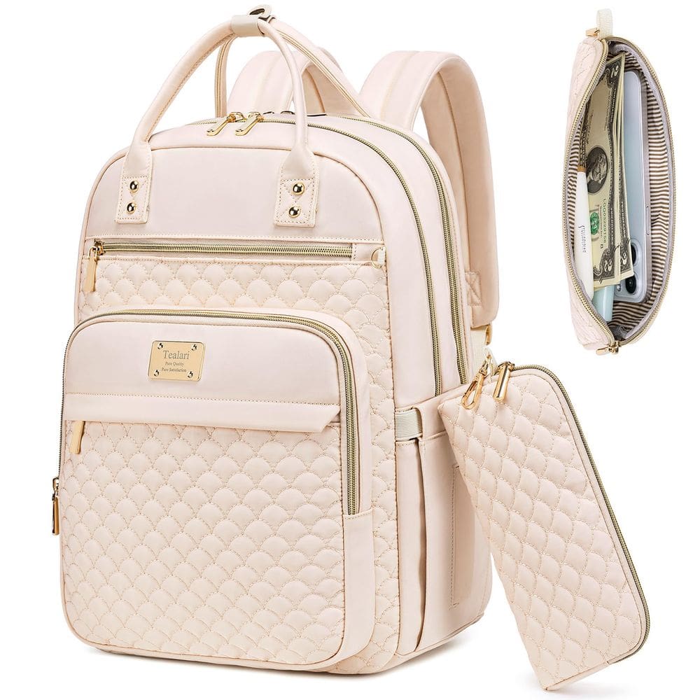 Mochila para laptop Tealari para mulheres de 15,6&quot; resistente à água