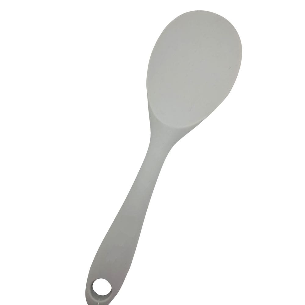 Colher De Arroz Gohan Em Silicone Para Cozinha 22cm Cinza