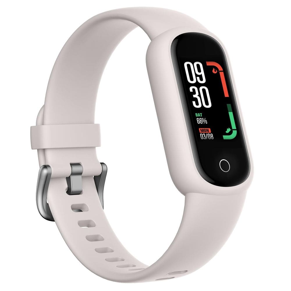 Relógio Fitness Tracker TOOBUR Band 8 Heart Rate IP68 Beige