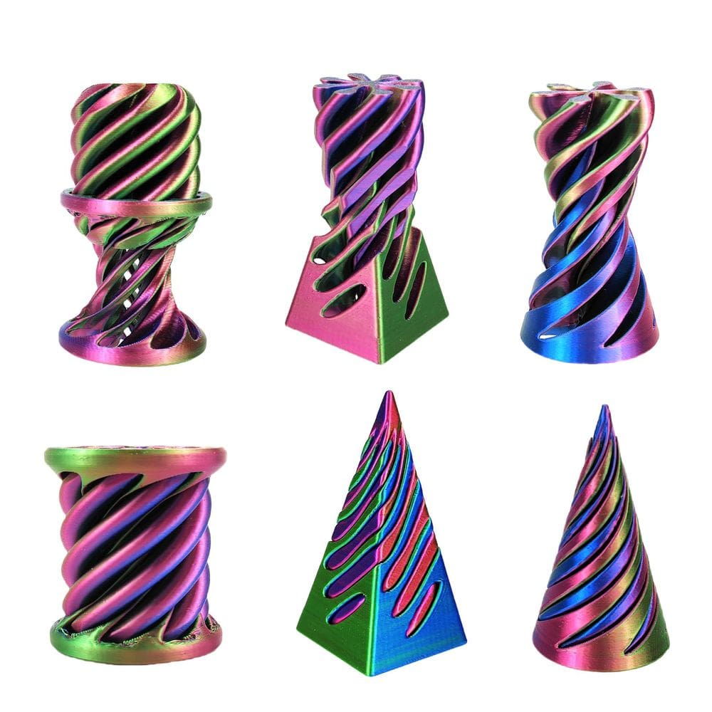Escultura de passagem impossível da pirâmide de Fidget Toy QOUXZ