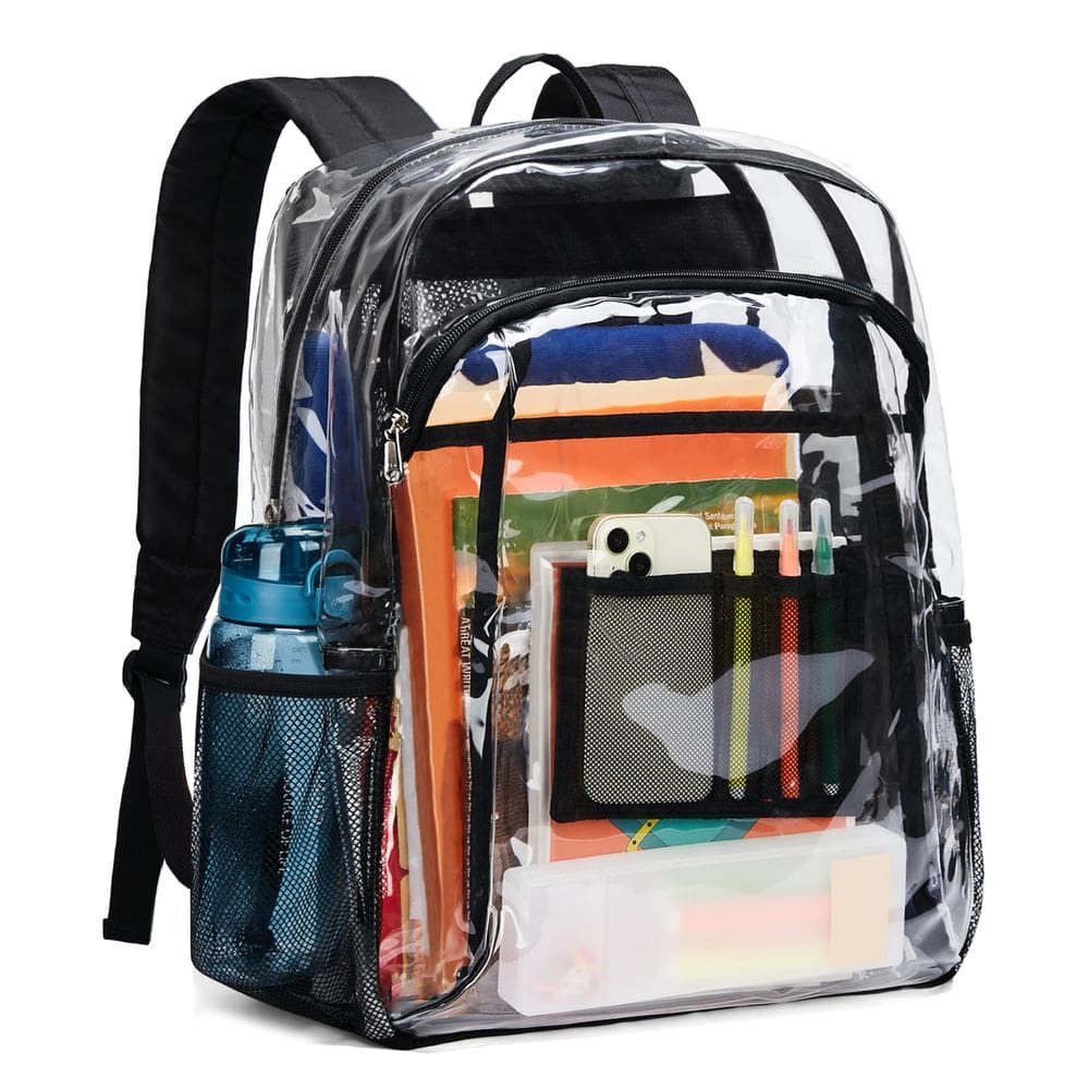 Mochila transparente Vorspack Heavy Duty Extra Large preta
