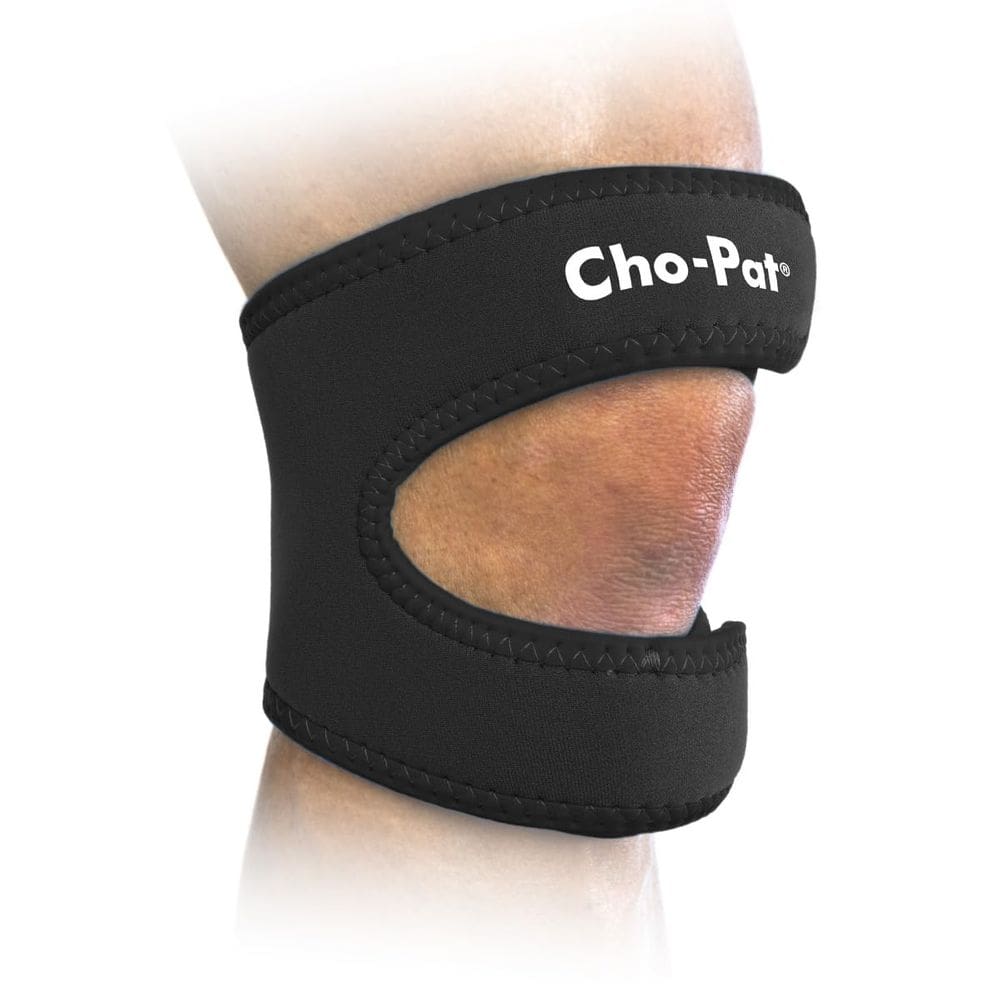 Alça de joelho Cho-Pat Dual Action, dupla camada, ajustável, média