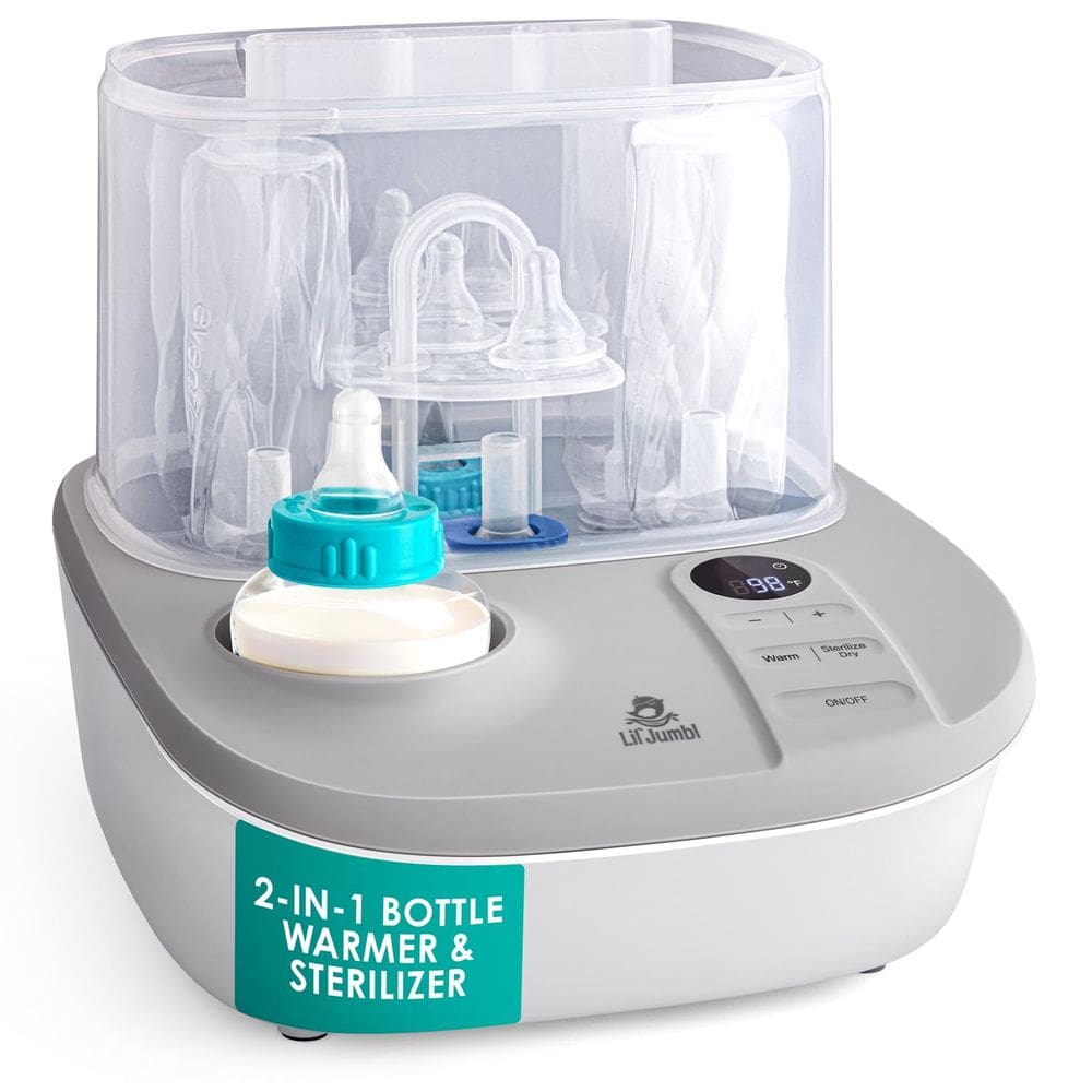 Aquecedor de mamadeiras e secador esterilizador Lil` Jumbl 2 em 1