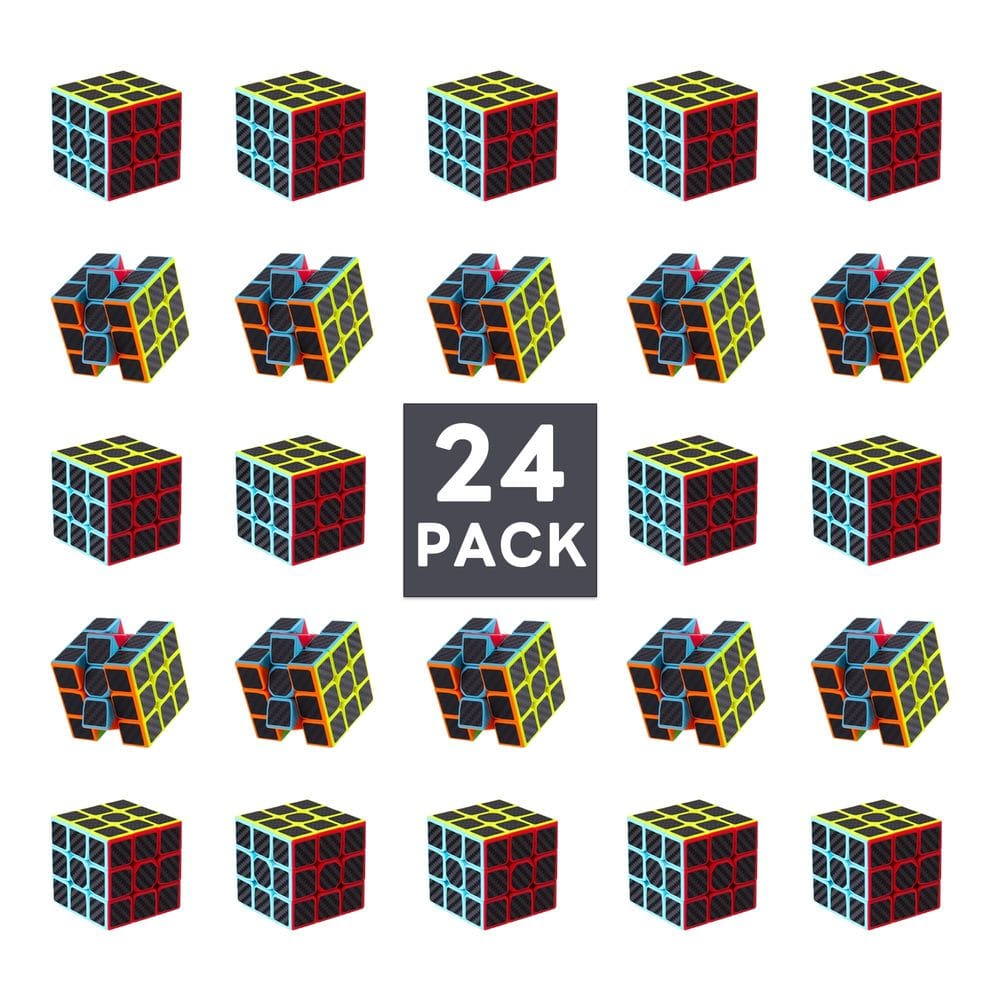 Quebra-cabeças mágicos Mini Speed Cube, 3 cm, pacote com 24 lembrancinhas de festa