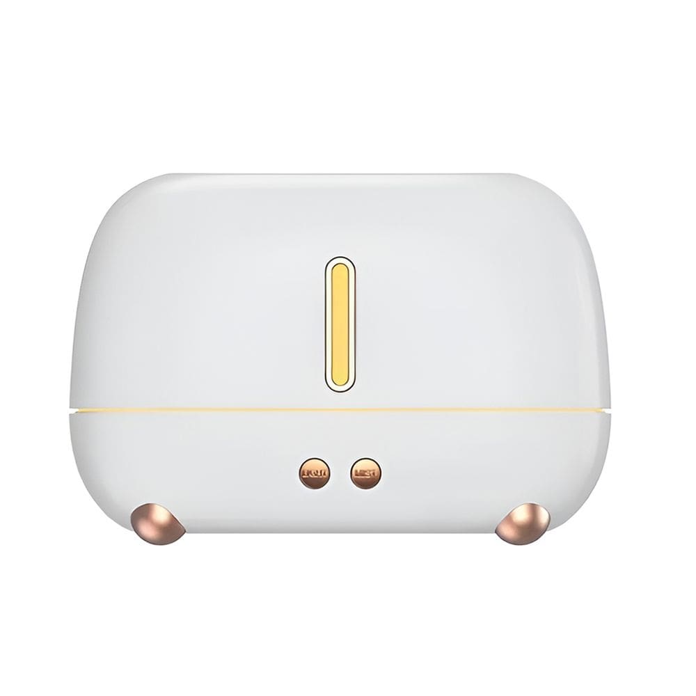 Aromatizante Difusor Umidificador Led Efeito Chama USB Cor:Branco