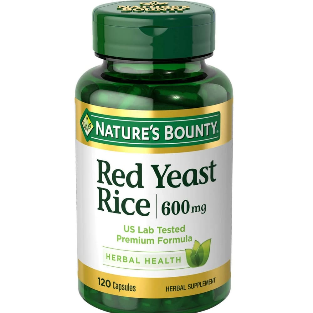 RED YEAST RICE 600mg - 120un - NATURES BOUNTY