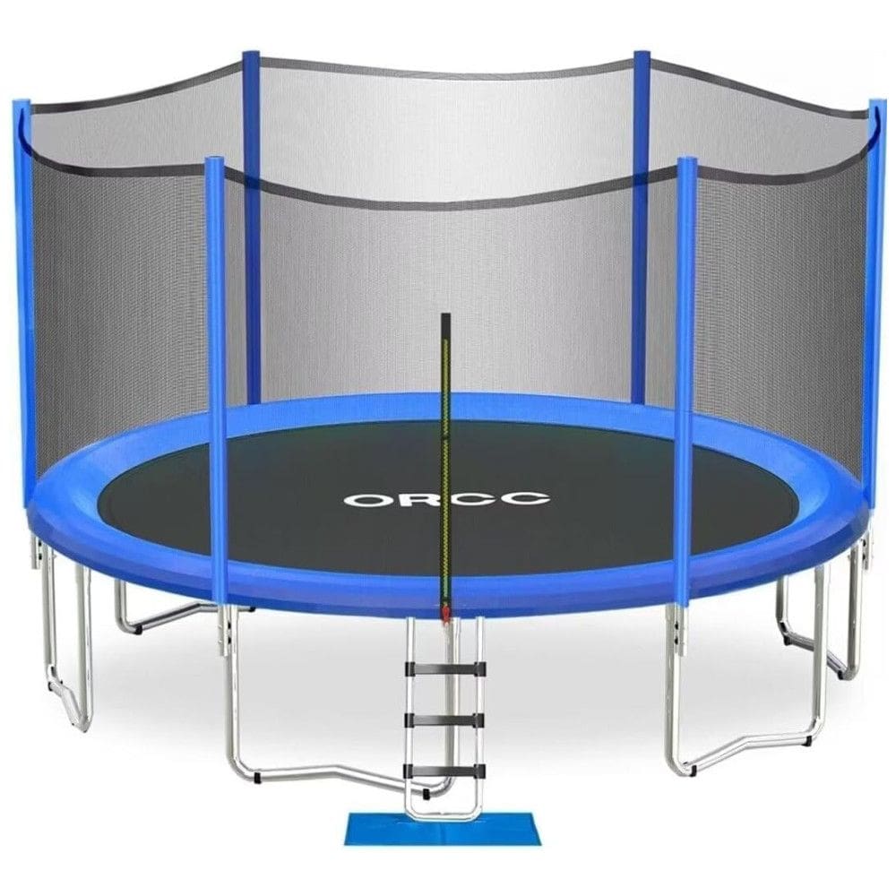 Cama Elastica Capacidade até 200 kg e Tamanho 4 Metros, ORCC, Azul