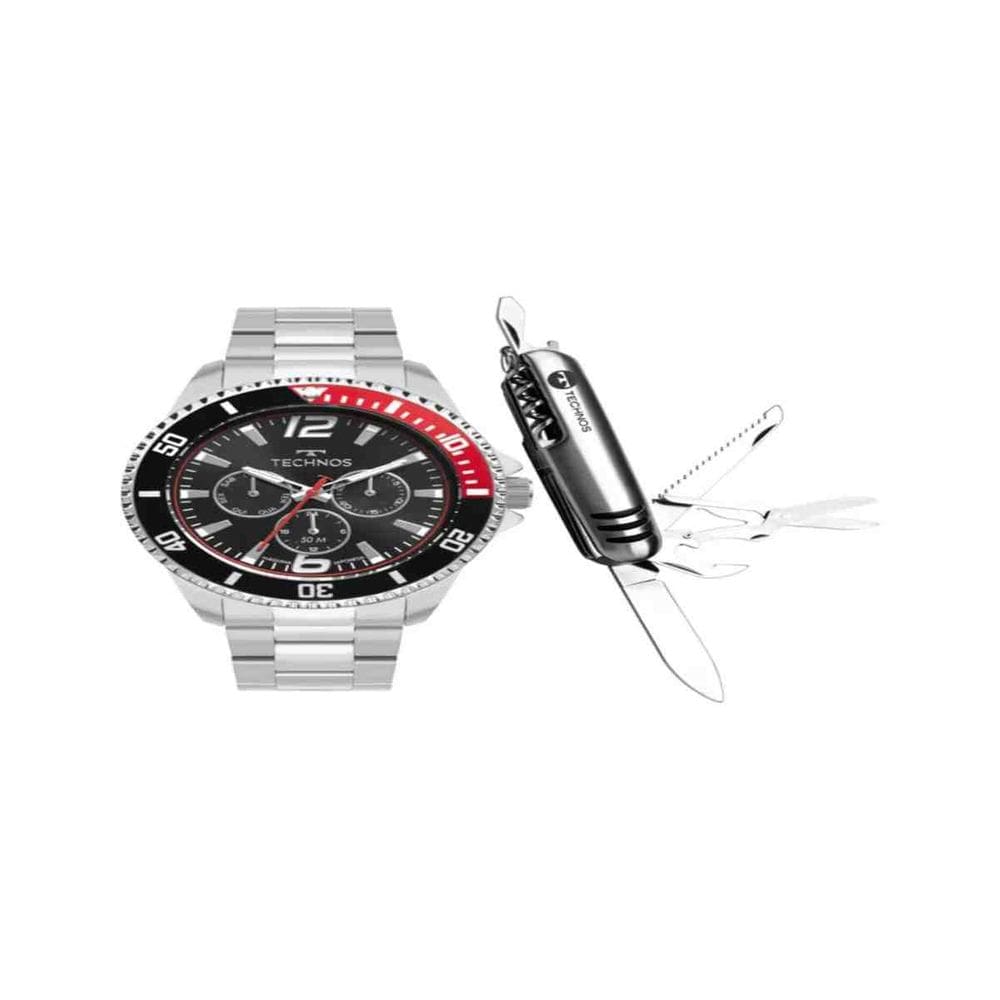 Relógio Tecnhos Racer Pratedo Masculino 6P29ALE/K1P