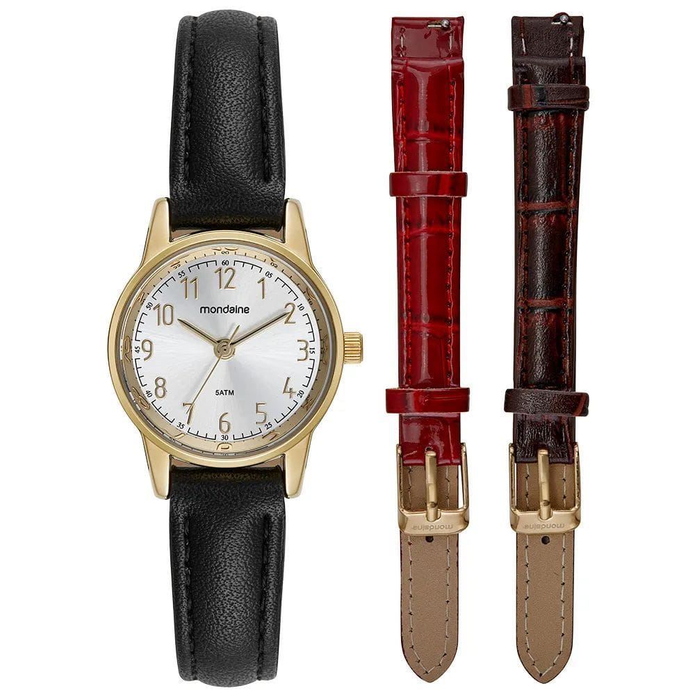 Relógio Mondaine Preto Feminino 32714LPMKDH3