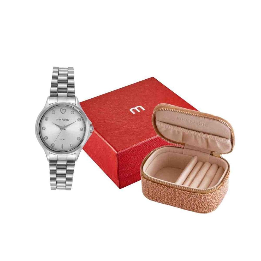 Relógio Mondaine Prata Feminino 99761L0MVNE2K1