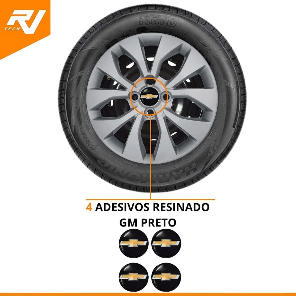 Jogo de Calotas Onix e Prisma 2017 a 2020 Aro 14