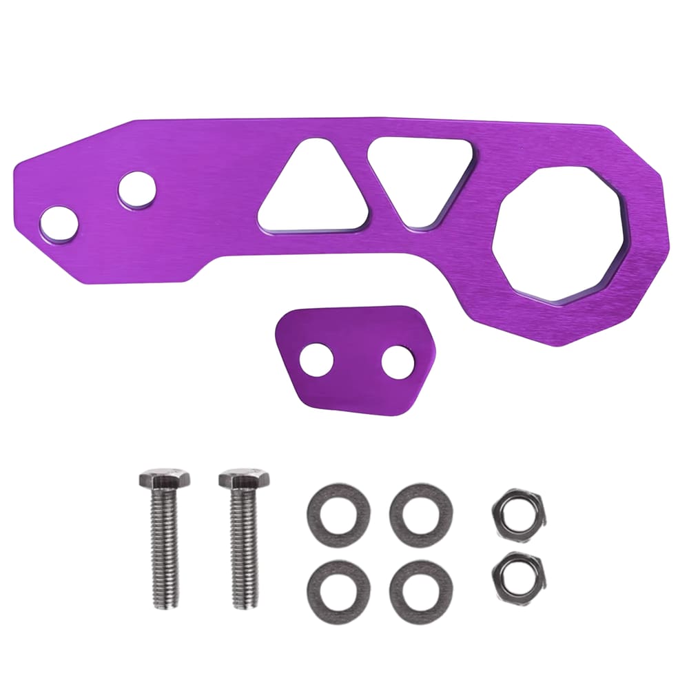 Tow Hook Engate Reboque Carro Camionete Universal Roxo Top M