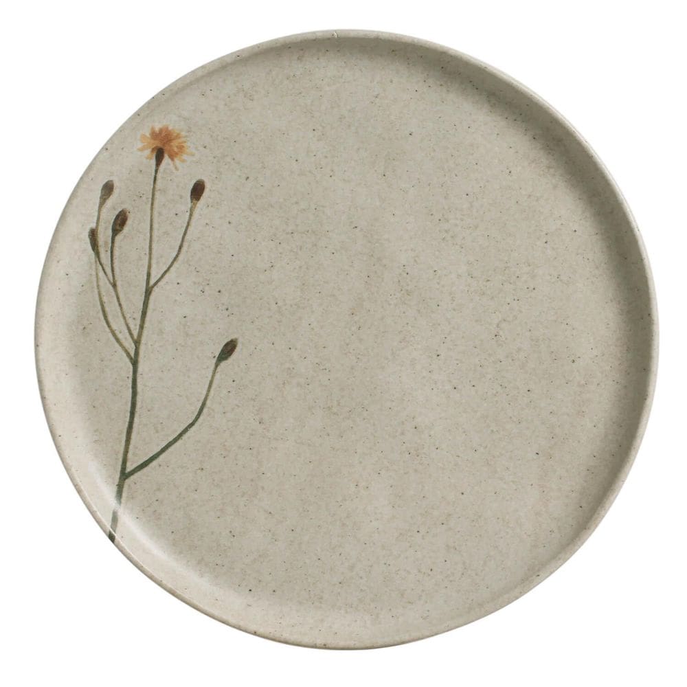 Prato Raso Bio Stoneware Campestre Porto Brasil 6 Peças