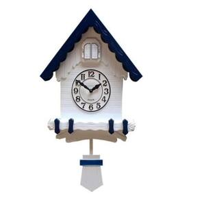 Relogio Cuco De Parede 3d Pendulo Musical Estilo Madeira Alemao Vintage Decorativo Escritorio Sala Passaro