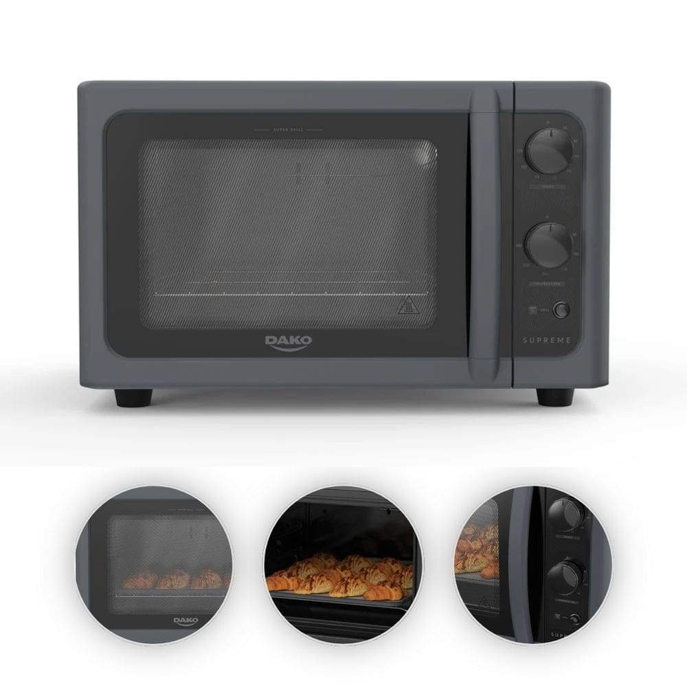 Forno Elétrico Dako Supreme 44L Titanium Bancada Com Grill Dourador Timer 1500W
127V
