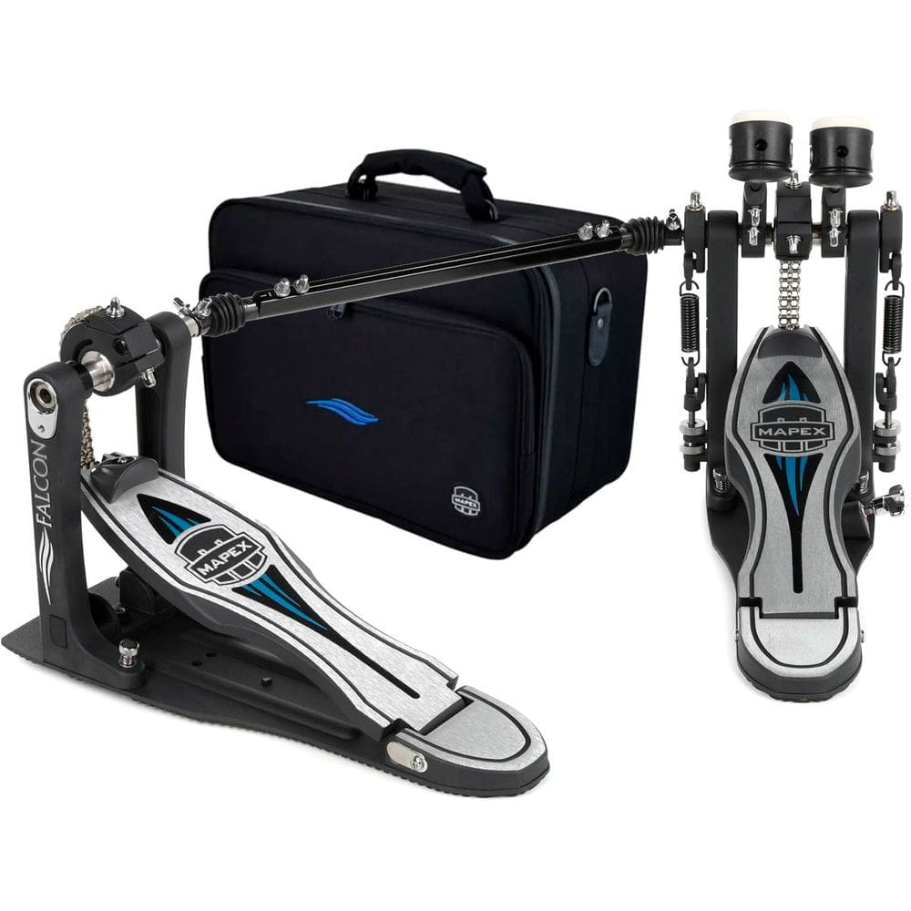 Pedal De Bumbo Mapex Falcon Duplo + Bag Pf1000tw