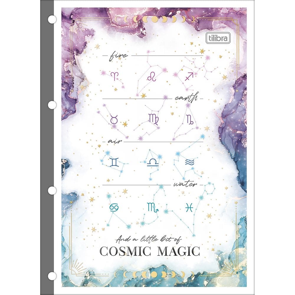 Tilibra - Refil Tiliflex para Caderno Argolado Universitário Magic 80 Folhas