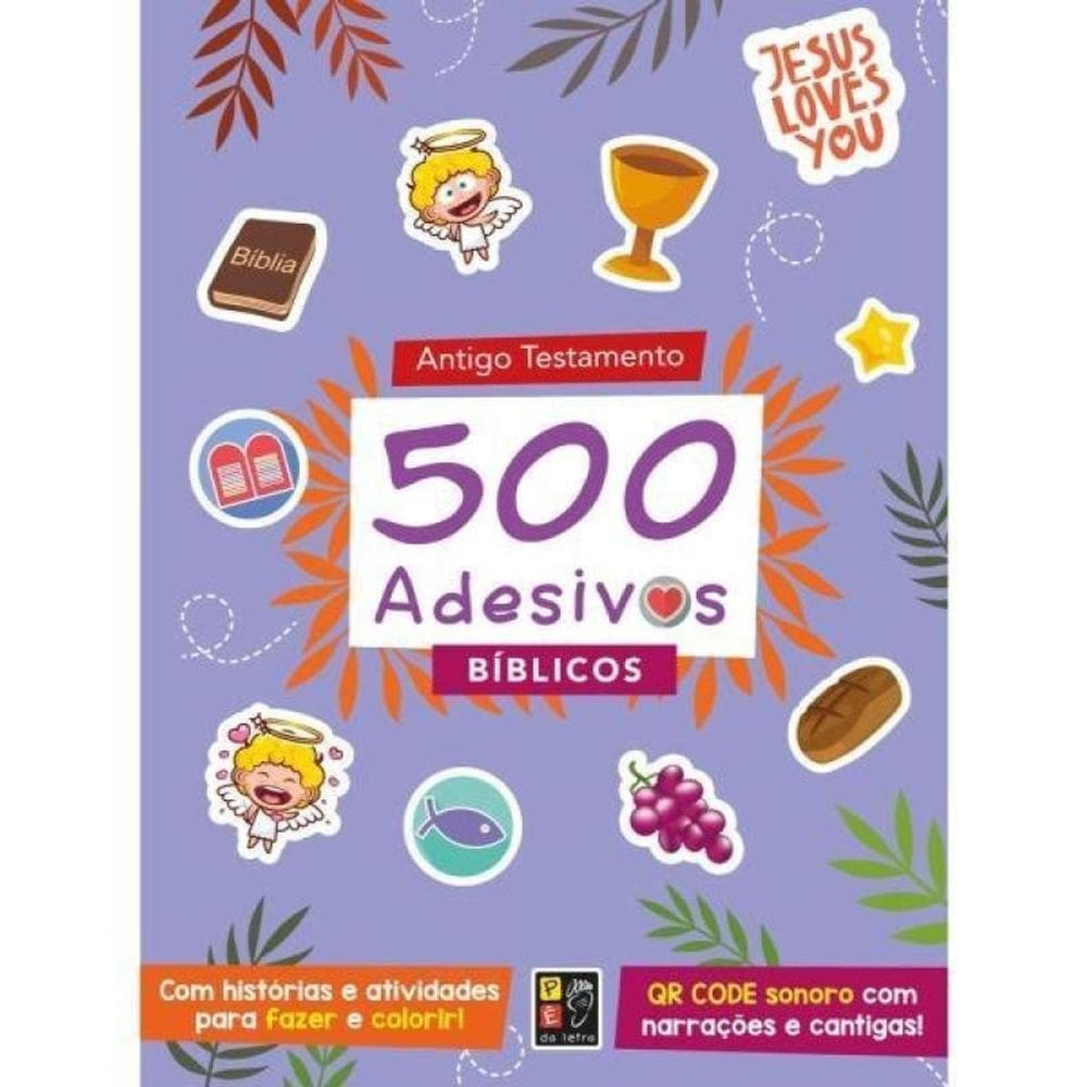 500 Adesivos Bíblicos - Antigo Testamento