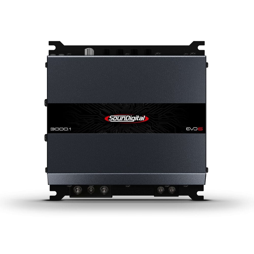 Módulo SounDigital 3000.1 EVO6 2 Ohms - Amplificador de Som Automotivo 3000W RMS 1 Canal 2 Ohms SD3000.1 3000.1-1