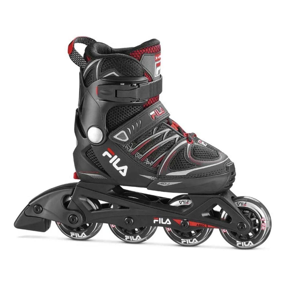 Patins Fila Inline Boys Girls - Preto/Vermelho