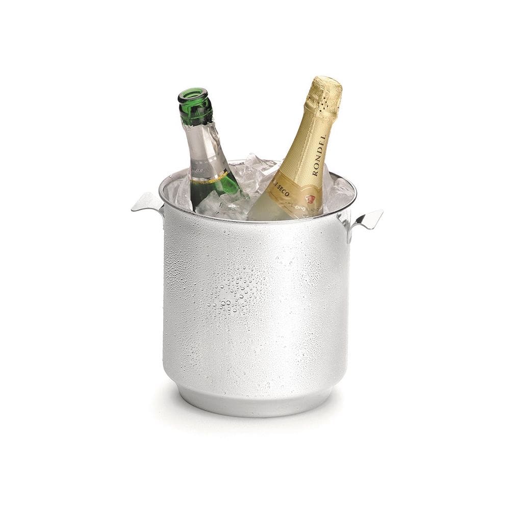 Balde Para Garrafas e Gelo Aço Inox 4,5L Bar Forma Bebidas