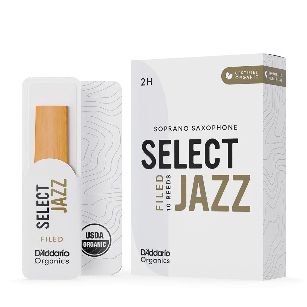 Palheta Sax Soprano 2H (10) DAddario Organic Select Jazz