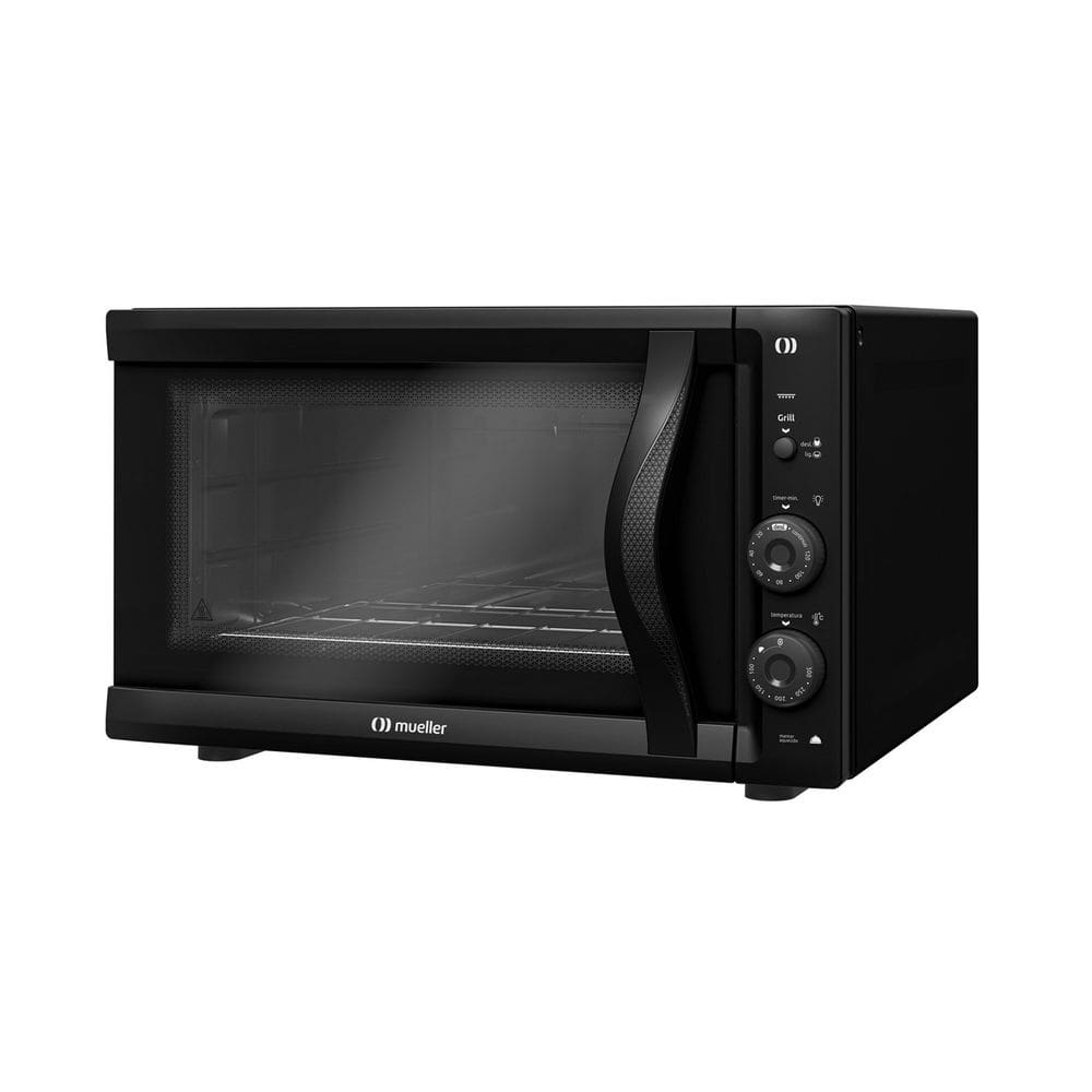 Forno de Bancada Mueller 50 litros com Grill Preto Fosco MFB50F