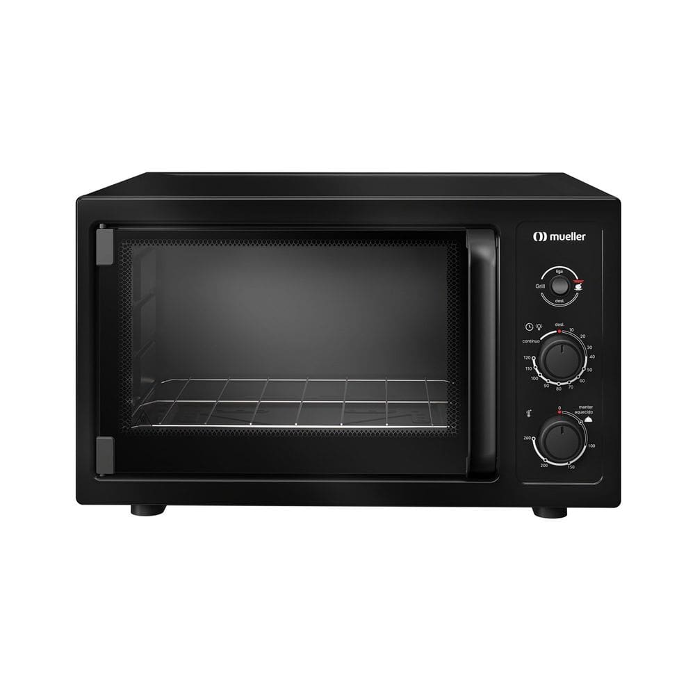 Forno de Bancada Mueller 50 litros com Grill Preto MFB50B