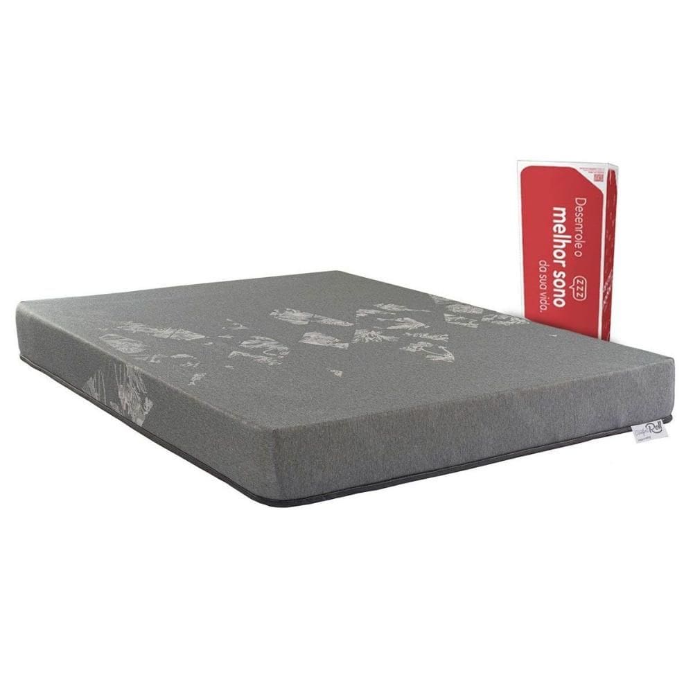 Colchão Queen Size Enrolado a Vácuo Espuma D28 Gray Bed in Box (158x198x19) - Kappesberg