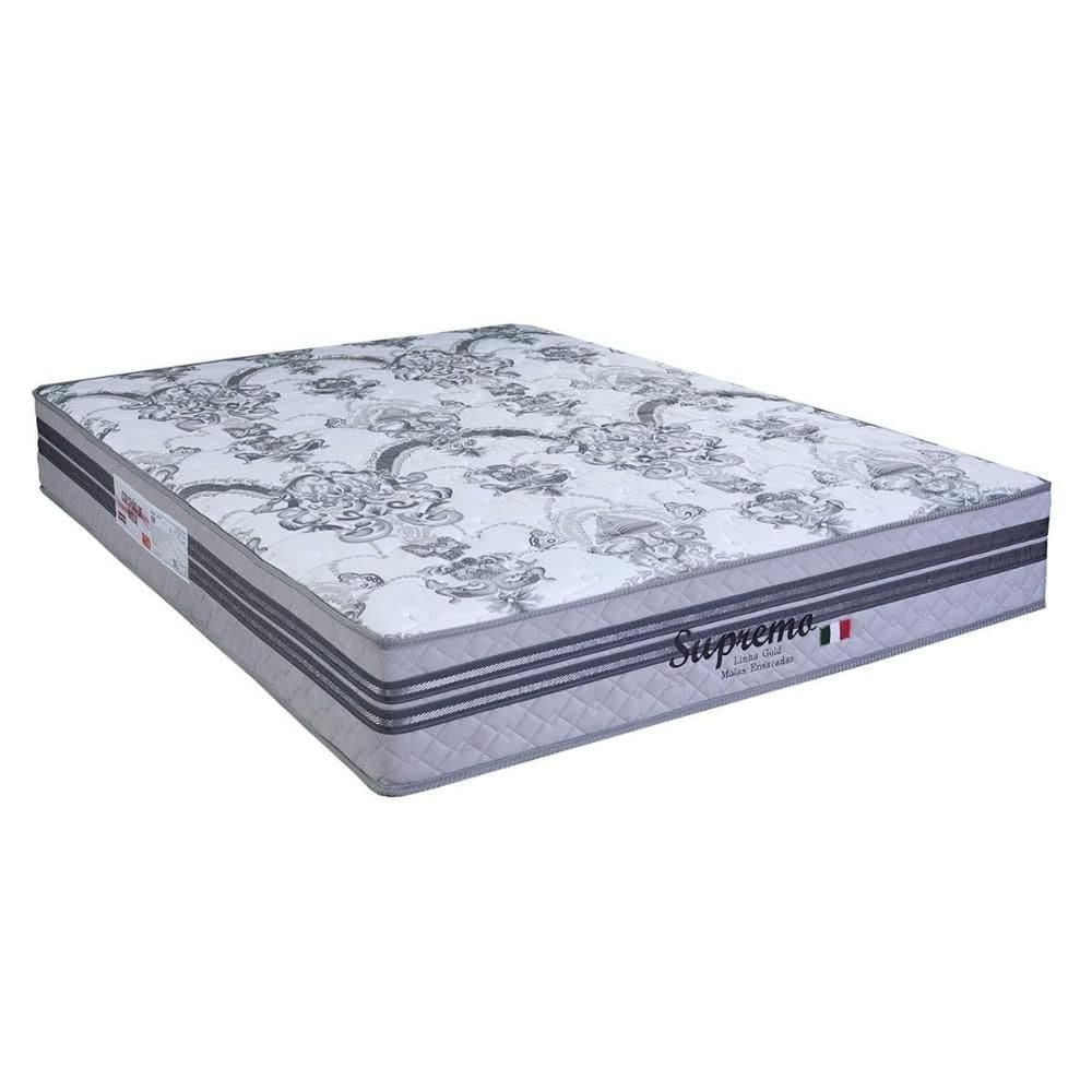 Colchão King Molas  Ensacadas Supremo Gray (193x203x25) - Paropas