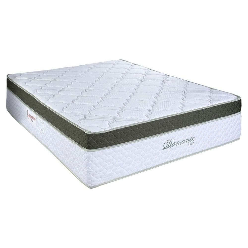 Colchão King Molas Ensacadas Diamante Extra White (193x203x36) - Paropas