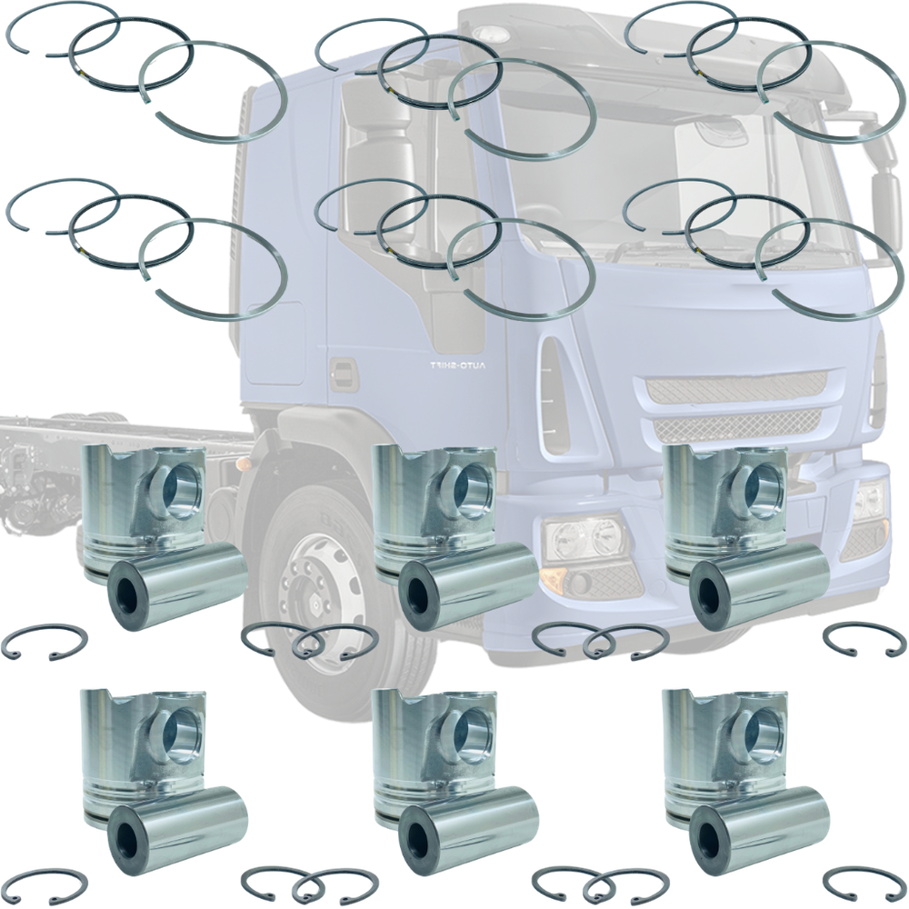 Pistão Motor c/ Anel STD Tector / EuroCargo 1997 a 2011