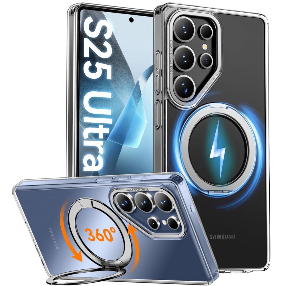 Capa de telefone Oneagle 360° Spin Magnetic Stand Samsung S25 Ultra