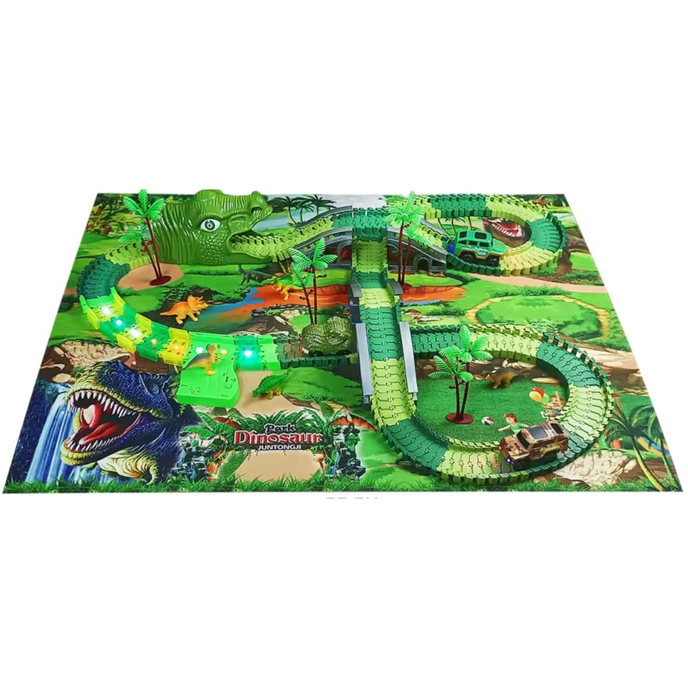 Brinquedo Pista de Dinossauro com Carrinho - 252 Peças