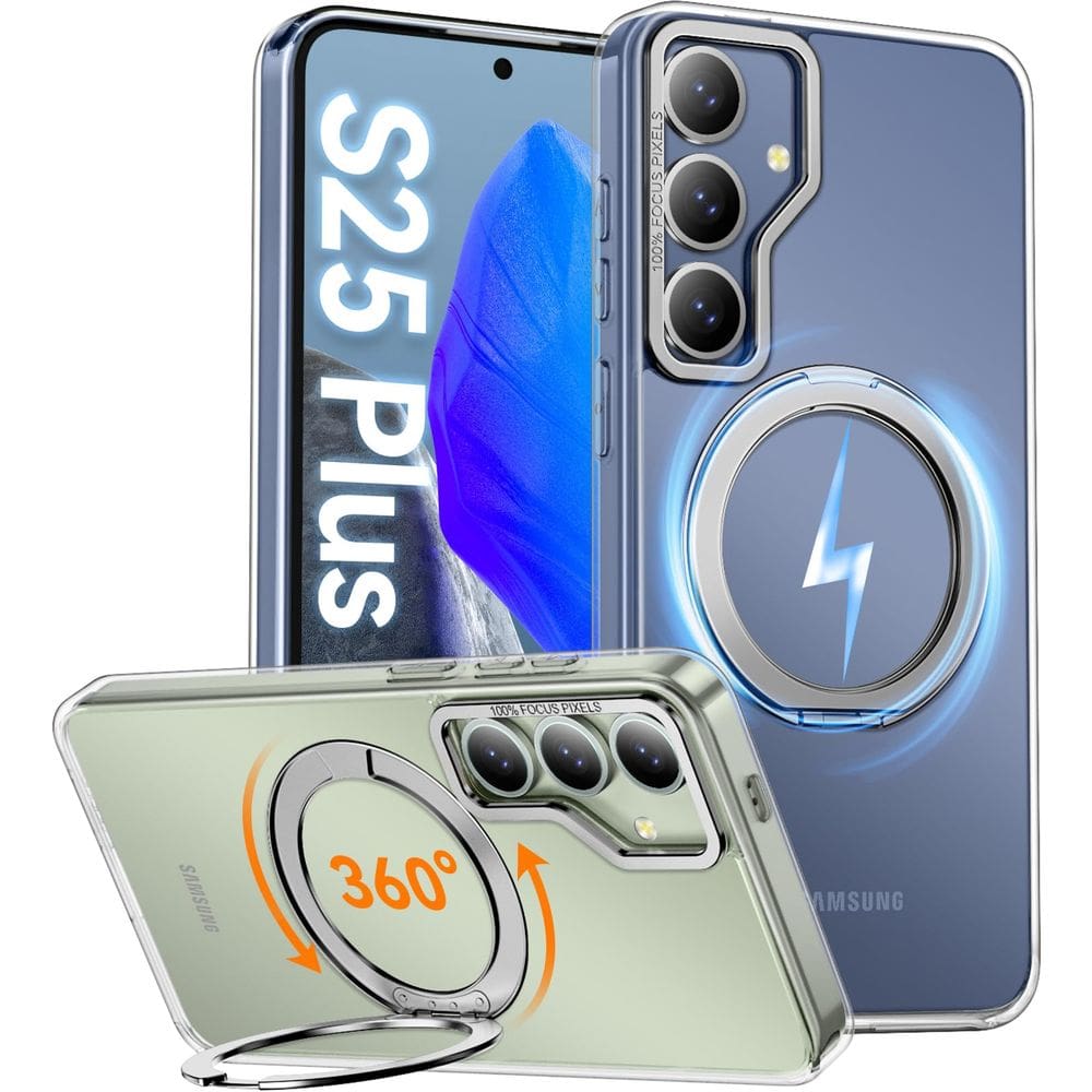 Capa de telefone Oneagle 360° Spin Magnetic Stand Samsung S25 Plus