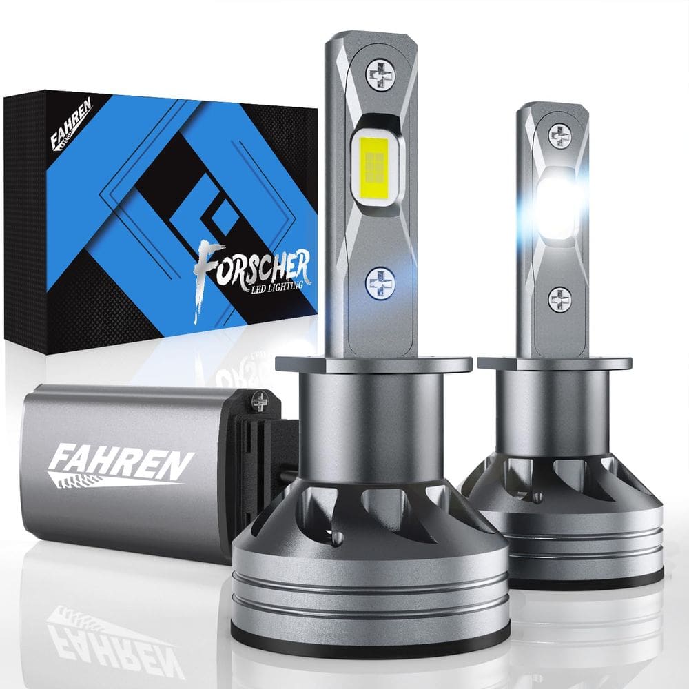 Lâmpadas de nevoeiro FAHREN H1 6500K 24000LM Ultra Bright IP68 à prova d`água