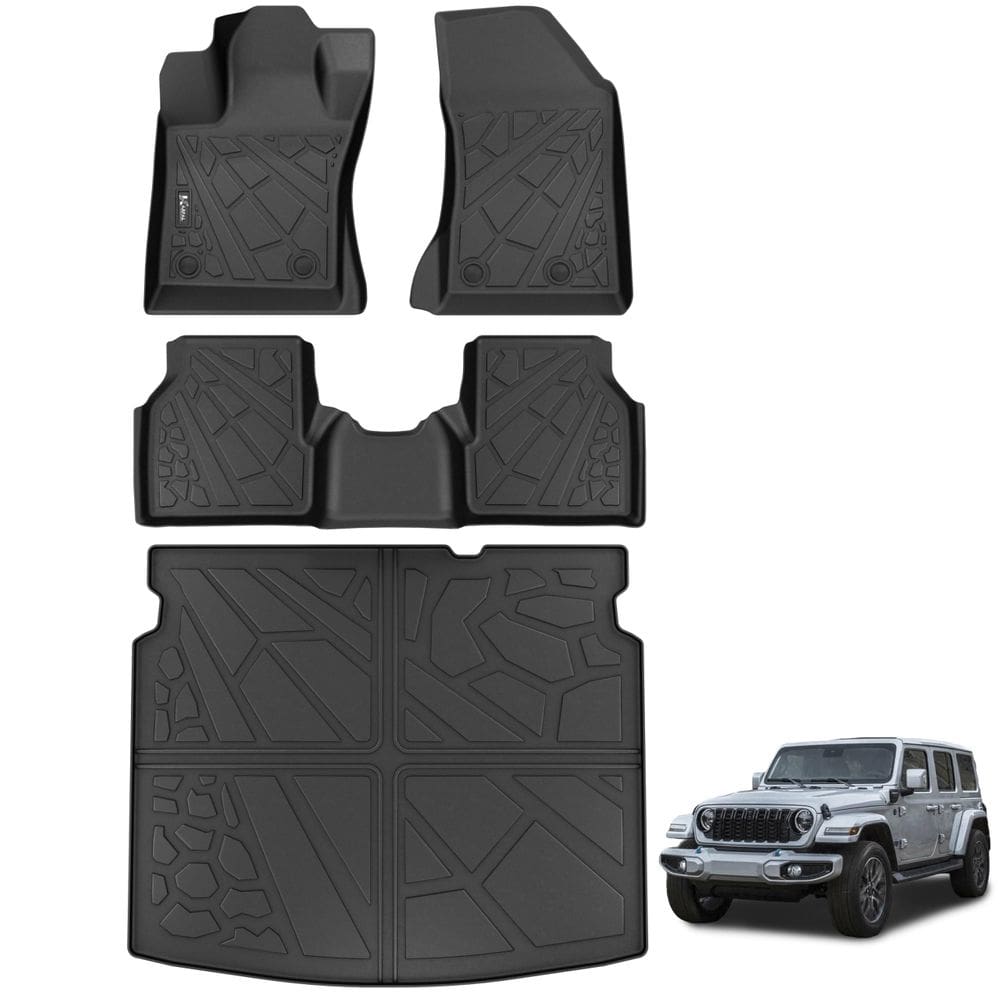 Tapetes KARPAL para Jeep Compass 2017-2025 TPE Preto
