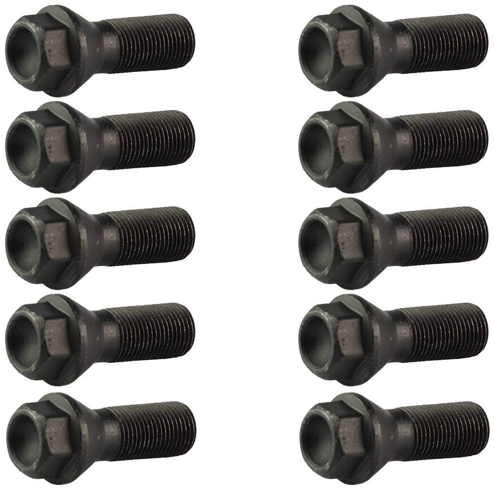 Parafusos de alça de roda Bapmic 36136781151 M14-1,25 para BMW (x10)