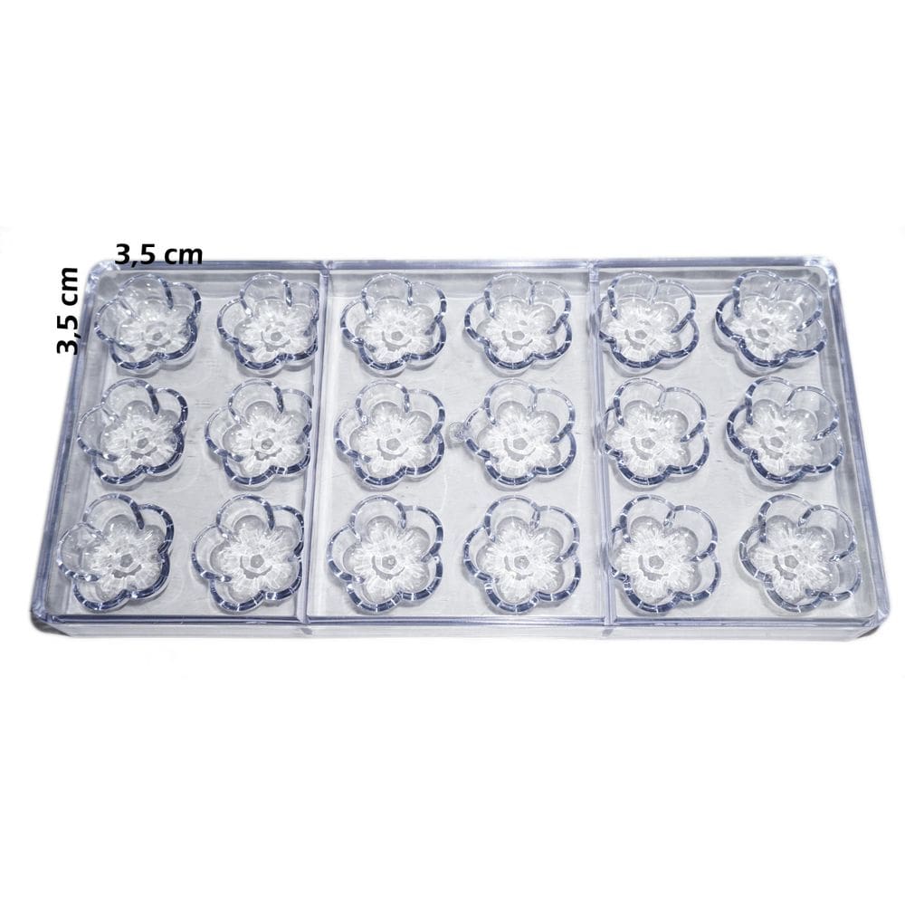 Forma de Plástico Prime Chef para Chocolate - 18 Cavidades