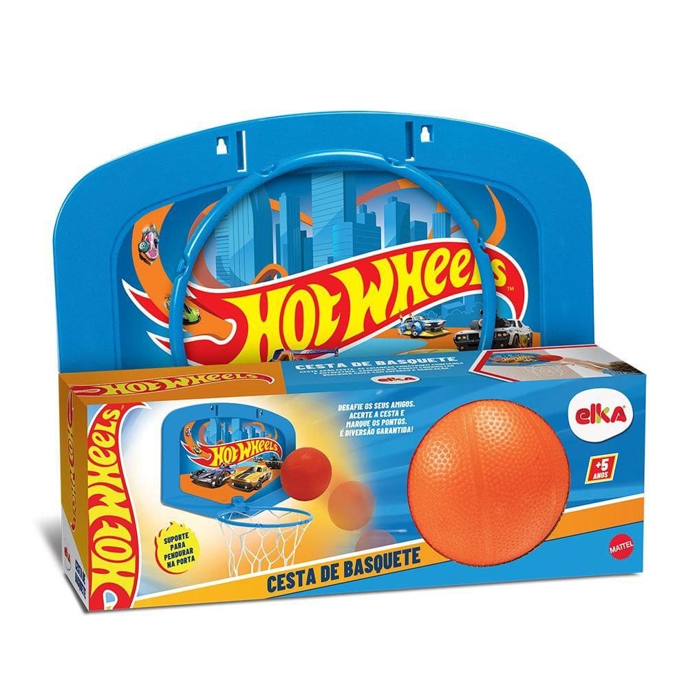 Jogo Cesta de Basquete Hot Wheels - Elka