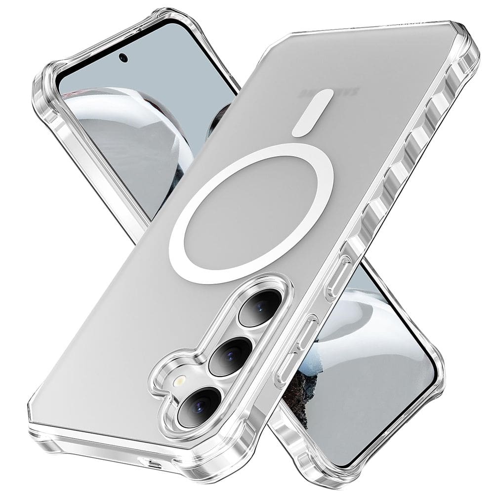 Capa de telefone Caselovely Magnetic para Samsung Galaxy S25 branca