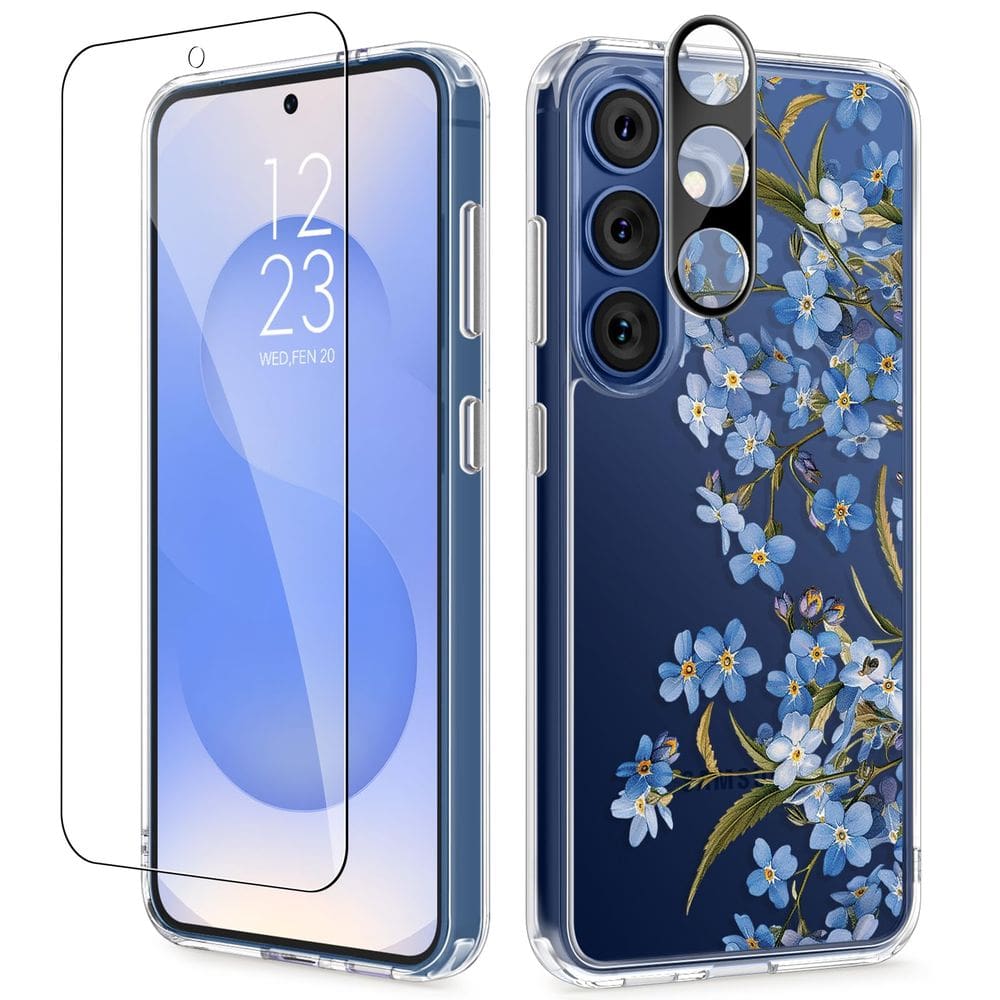 Capa de telefone GVIEWIN para Samsung Galaxy S25 Plus com protetor