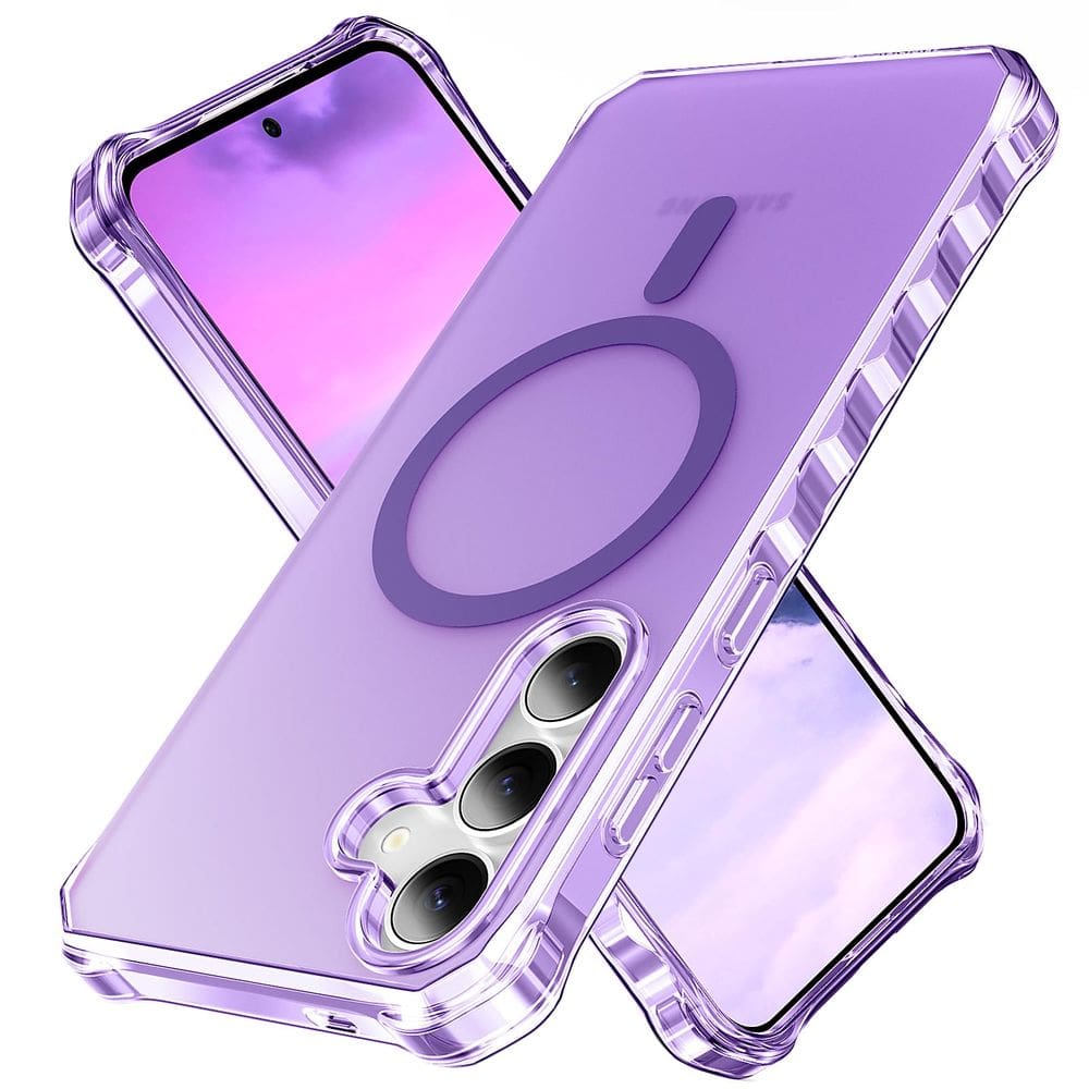 Capa de telefone Caselovely Magnetic para Samsung Galaxy S25 roxa