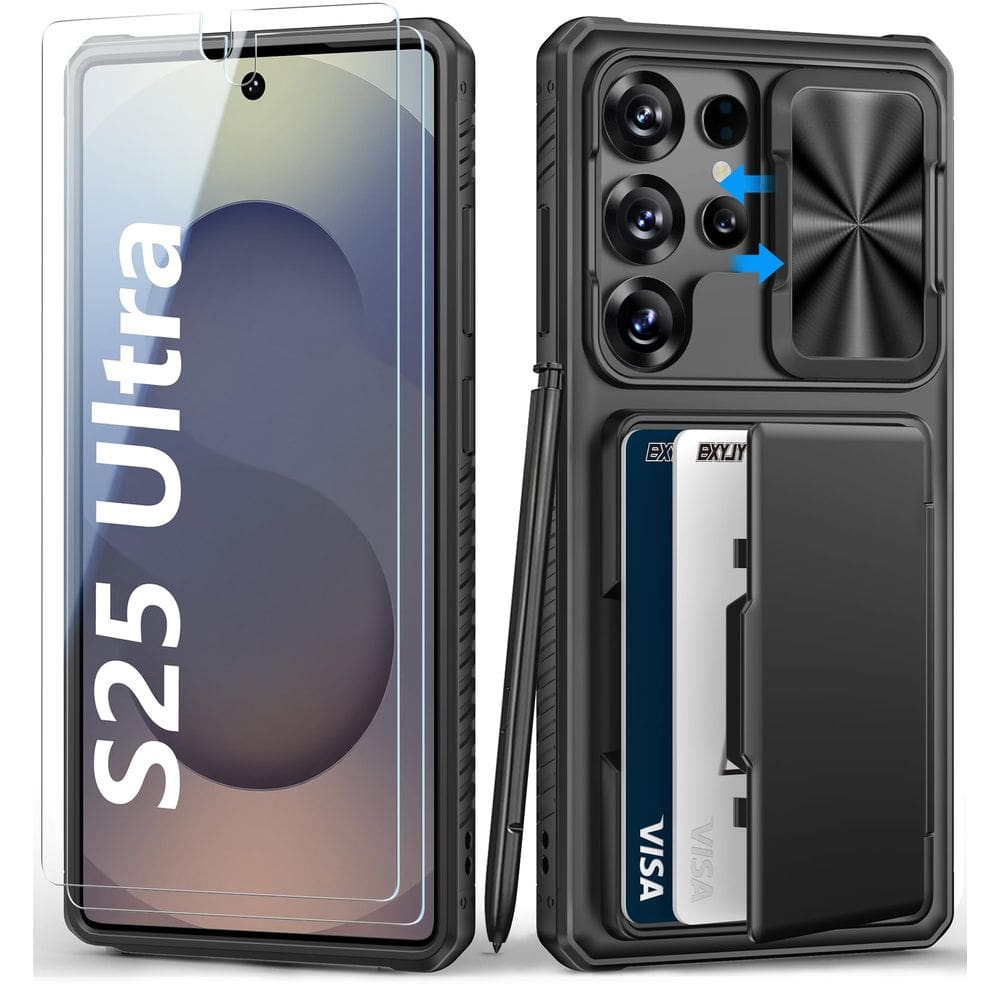 Capa de telefone BXYJY para Samsung Galaxy S25 Ultra com protetor de tela