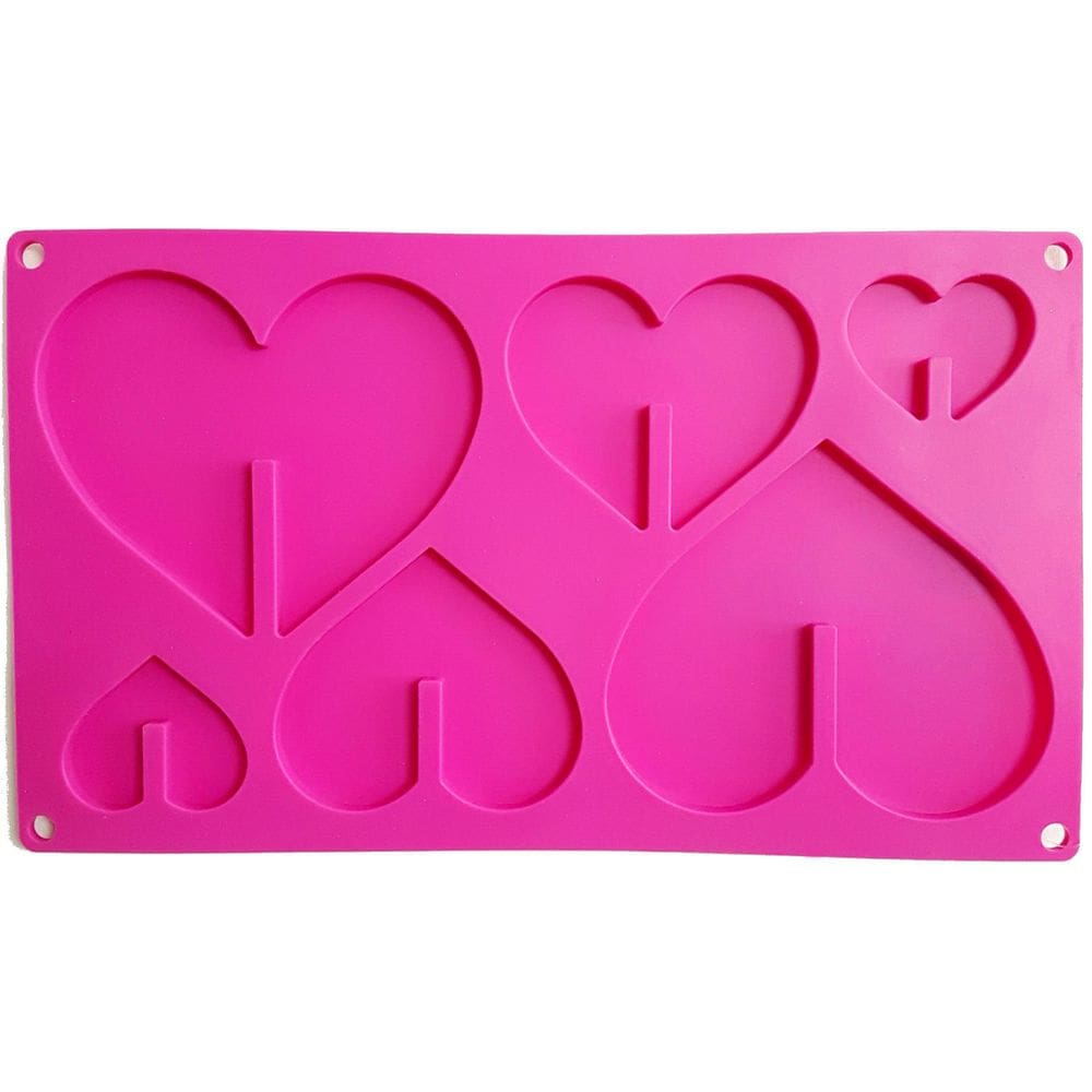 Forma De Coração 3D Silicone - Resistente - Prime Chef