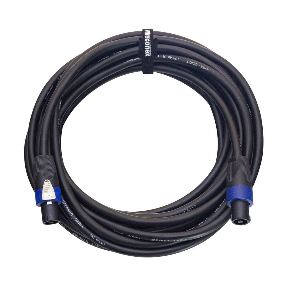 Cabo 10 Metros Conector Macho Speakon Spk 4p 10 425 Wireconex