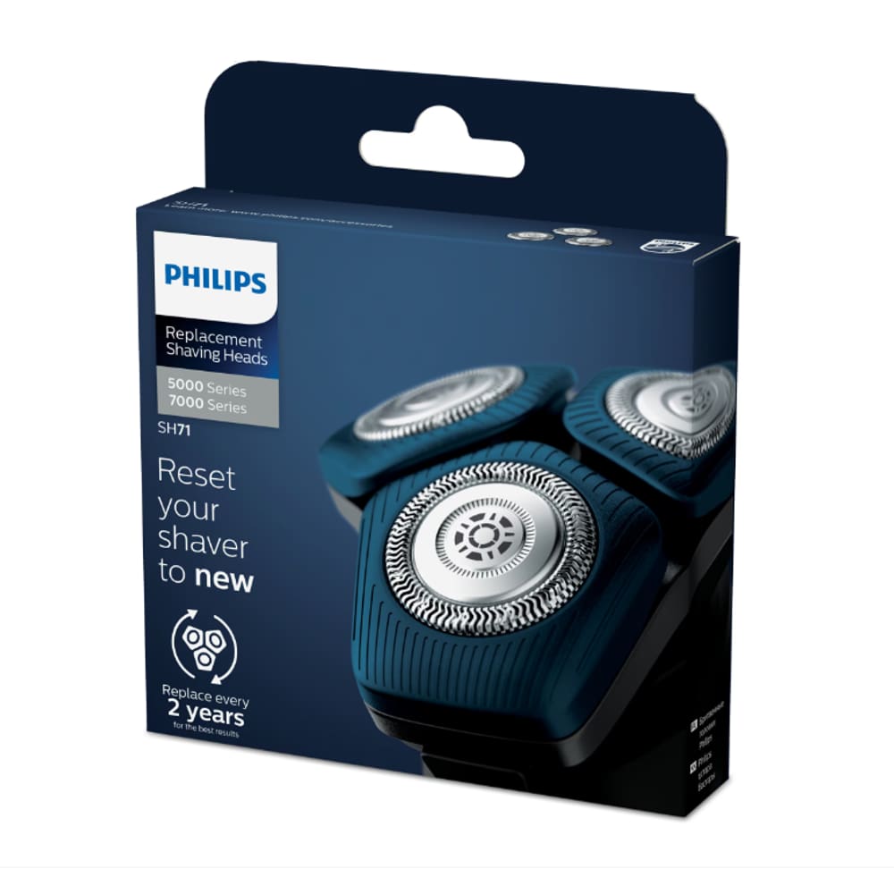 Conjunto de cabeças de barbear Philips SH71/50 para as séries S5000 e S7000