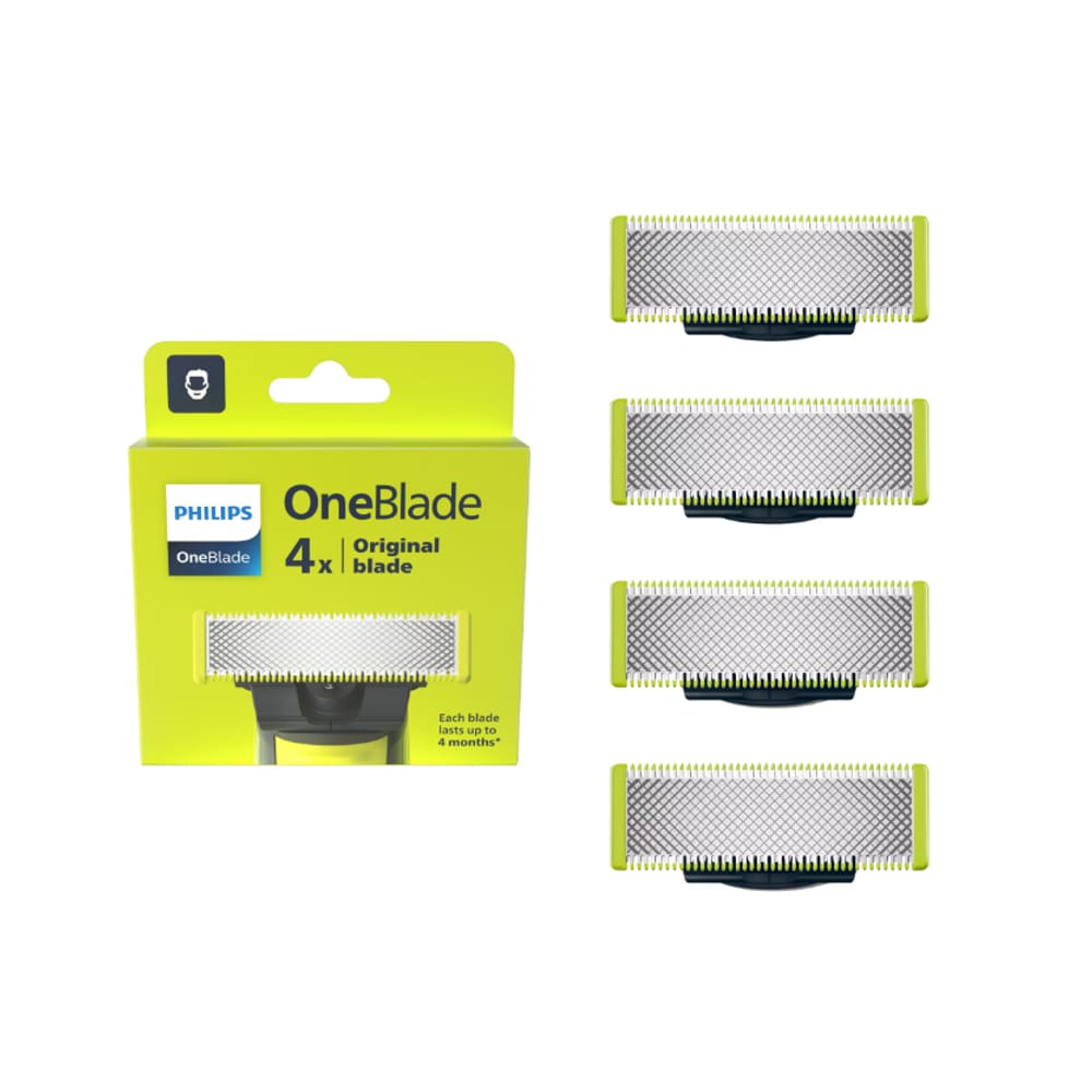 Aparador Philips OneBlade QP240/50 com 4 lâminas para rosto e corpo