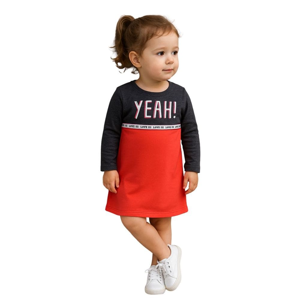 Vestido Infantil Moletom Inverno Flanelado 1 Ao 3 Qualidade